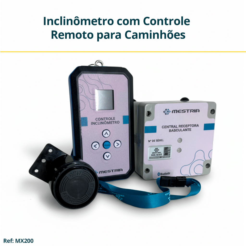 Inclinômetro com Controle Remoto para Caminhões
