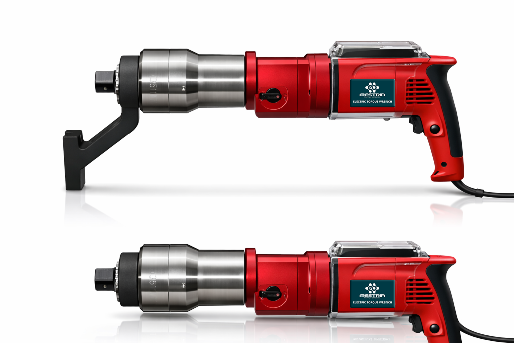 chave de torque elétrica digital aplicada em montagem industrial