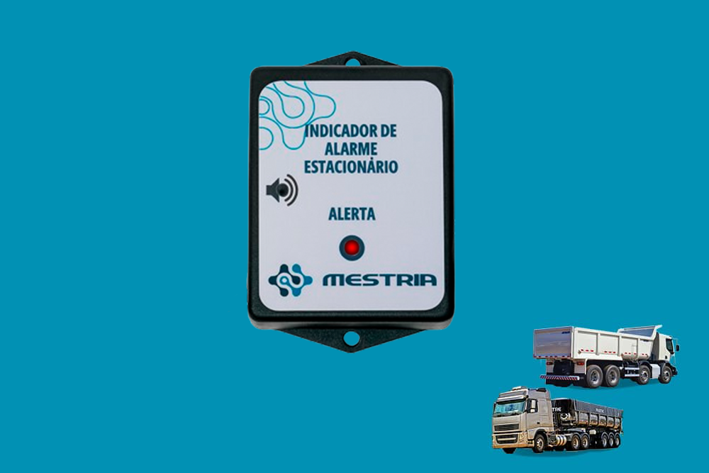 Alarme de caçamba levantada