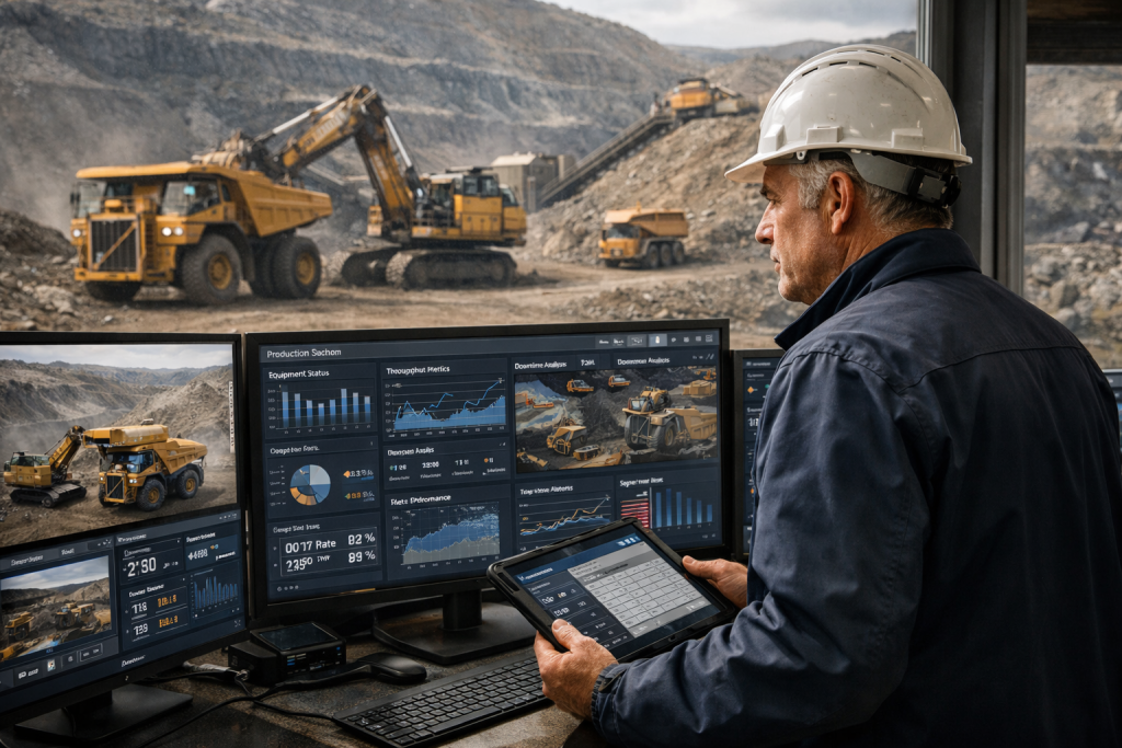 A mineração esta cada vez mais utilizando tecnologia com retorno comprovável na mineração