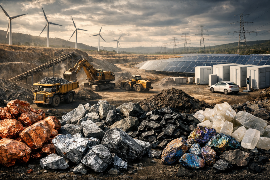 3 razões que tornam os minerais críticos mais estratégicos do que nunca para a transição energética