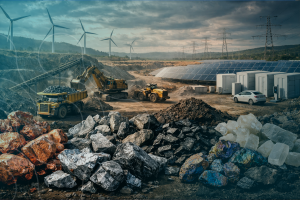 Capa da matéria: 3 razões que tornam os minerais críticos mais estratégicos do que nunca para a transição energética